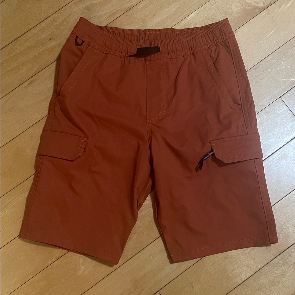 Youth Wrangler Rust Coloured Cargo Shorts